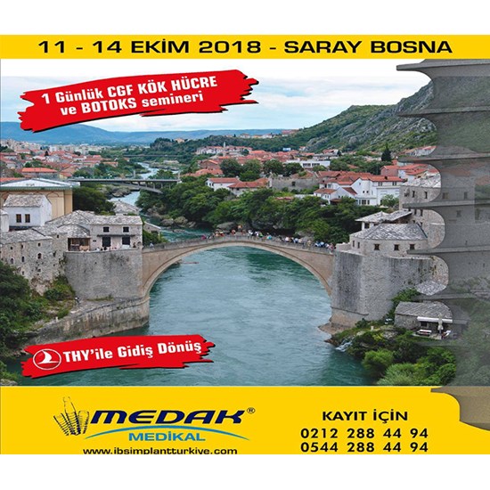 2018 11 - 14 Ekim Saray Bosna CGF Kök Hücre ve Botosk Semineri