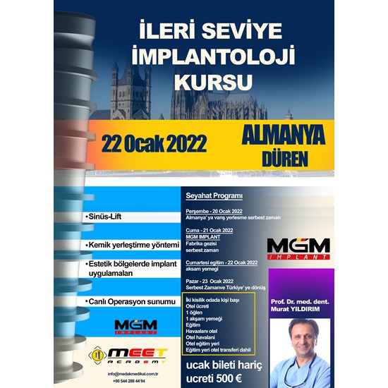 İleri Seviye İmplantoloji Kursu